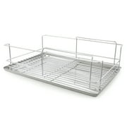 Better Chef 22 Inch Chrome 2 Tier Dish Rack Model DR-2201 with Cutlery Holder