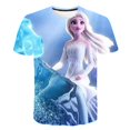 thumbnail image 1 of 2023 Kids Frozen 2 T Shirt Frozen Elsa Tops Summer T Shirt Niños de manga corta Cute Girl Frozen Elsa Cartoon Cool Shirt Hot Sale10T Gao Jinjia LED, 1 of 2