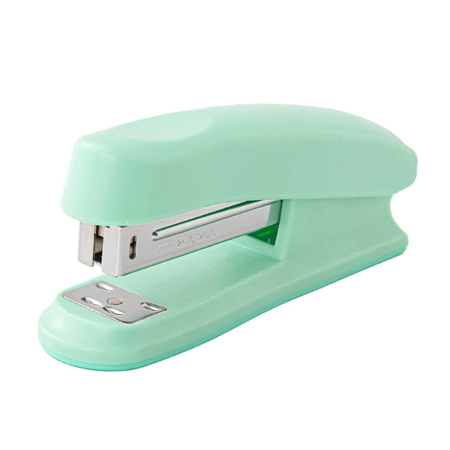 12 HoleStaple Guns Portable Binding Machines Office Student Stationery Macarons Color Medium Stapler