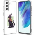thumbnail image 1 of TalkingCase Slim Case Compatible for Samsung Galaxy S21 FE 5G (Fan Edition), Cute Doggy Print, Lightweight, Flexible, Soft, USA, 1 of 7