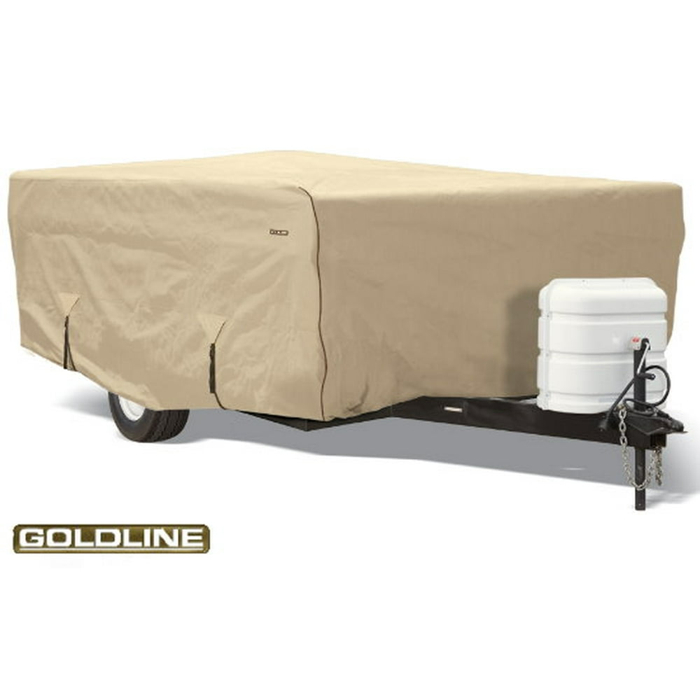 Goldline Pop Up Camper Covers by Eevelle Fits 16 18 Feet Tan