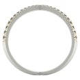 thumbnail image 4 of 0.245 ct Round Cut Natural Morganite Statement 14K White Gold Womens Engagement Ring, 4 of 5