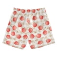 thumbnail image 7 of FORMRS Boys Swim Trunks Quick Dry Mesh Lining Beach Boardshorts, Sizes XS-XL, Apple Plaid Pattern, 7 of 7
