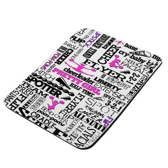 Cheerleader Cheers - KuzmarK Mousepad / Hot Pad / Trivet