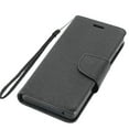 thumbnail image 2 of GSA Denim Folio Flip Wallet Case For Samsung Galaxy J3 (2018), J337, J3 Star, J3 Achieve & Express Black, 2 of 5