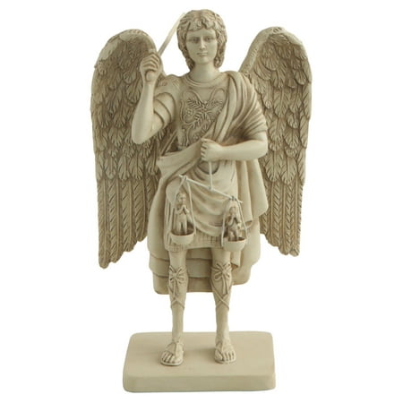 - Archangel Michael With Scales of Justice Statue, 8.5 Inches