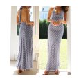 thumbnail image 2 of WIFORNT Robe Longue pour Femmes, Robe Sans Manches à Col Licou Dos Nu Imprimée Coupe Ajustée Robe de Cocktail, 2 of 8