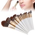 thumbnail image 4 of Las herramientas de los cosméticos, sistema de cepillos de los cosméticos del sistema de cepillos del maquillaje 14pcs componen calidad de la grada superior del sistema de cepillos, 4 of 8