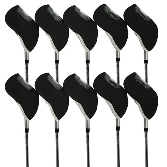 Kabuer Golf Iron Head Covers Set for All Major Brands, Available in Sets of 10, Neoprene