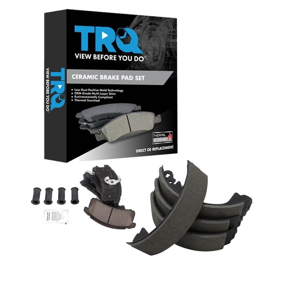 TRQ Front Brake Pads Ceramic Fits 1995 Chevrolet Cavalier