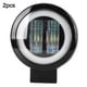 thumbnail image 2 of 2PCS 3in 20W 6500K LED Round Work Light 4D Double Lens IP68 Car Spotlight Lamp, 2 of 4