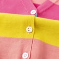 thumbnail image 3 of SYNPOS 1-7T Girls' Cardigans - Toddler Little Girl Zip Up Hoodie Jacket Rainbow Hooded Sweatshirt Fall Winter Kid Long Sleeve Shirt Pullover Top, 3 of 6