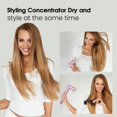 thumbnail image 5 of 5-in-1 Hot Air Styler & Hair Dryer Brush with Powerful Motor & Negative Ions for Fast Drying, Curling, & Frizz-Free Styling (Purple), 5 of 17