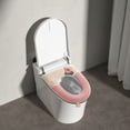thumbnail image 1 of Clearance!Cute Universal Toilet Seat Cover with Embroidery Design,Soft Washable Zipper Model for Household Bathroom Comfort, 1 of 6