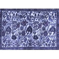 thumbnail image 1 of Ahgly Company Machine Washable Indoor Rectangle Persian Blue Traditional Area Rugs, 5' x 7', 1 of 4