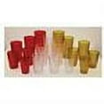 thumbnail image 2 of Stackable Restaurant Style 16OZ Amber Pebbled Tumblers, 2 of 2