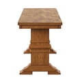 thumbnail image 4 of iNSPIRE Q Farmhouse Transitional 47.2" Wood Bench, Oak, 4 of 6