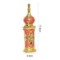 thumbnail image 5 of Walbest 12ml Arabian Style Essence Bottle Empty Bottle Refillable Fancy Vintage Perfume Bottle Arab Flower Essence Oil Bottle for Travel, 5 of 7