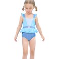 thumbnail image 1 of Maillot de Bain d'Été Deux Pièces pour Petite Fille, Bikini de Jeu de Rôle, Tankini pour Tout-Petit, Rouge, 3 à 10 Ans, 1 of 6