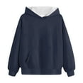 thumbnail image 4 of Girls Fall Clothes Size 6 Girls Cropped Hoodie Kids Long Sleeve Crop Tops Tie-dye Hoodies Hooded Pullover Sweatshirts 5-16 Years, 4 of 5