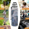 thumbnail image 7 of Qxltty Cobweb Crow Water Bottle 32 oz with Straw BPA Free Reusable Fitness Sport Bottle Perfect for Travel School Outdoors and Gym, 7 of 7