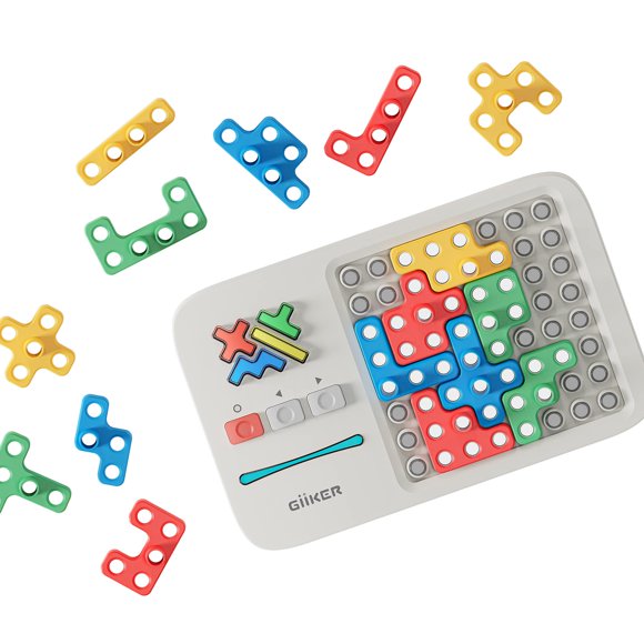 GiiKER Super Blocks Pattern Matching Puzzle Games, Original 1000+ Challenges Brain Teaser Toys for Kids & Teens, Easter Basket Stuffers Birthday Gifts for Boys Girls, Tr