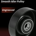 thumbnail image 4 of Unique Bargains Accessory Drive Belt Idler Pulley for Chevrolet Silverado Express K1500 C1500 for Ford F150 E250 Expedition Explorer for GMC Tensioner Pulley Guide Pulley No.88909582/38001/419-602, 4 of 8