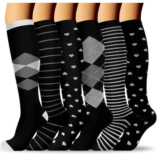 Graduated Medical Compression Socks for Women&Men 20-30mmhg Knee High Socks  : : Clothing, Shoes & Accessories
