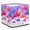 Multicolor 4, variant on CURLYOOT Starry Sky Astronaut Cube Storage Bin, 13 x 13 x 13 Storage Cube Bins for Organizing, Planet Universe Fabric Foldable Baskets with Handles for Closet, Shelves, Clothes