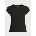 thumbnail image 2 of Free Assembly Women's Cap Sleeve Tee, Sizes XS-XXXL, 2 of 6