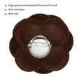 thumbnail image 3 of Uxcell Camellia Fabric Pin, Flower Brooch Artificial Flowers Brooches for Women Girls Cloth Decor, Coffee 2 Pcs, 3 of 7