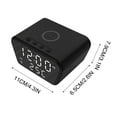 thumbnail image 3 of Giunmcul Holiday Deals Wireless Charger Clock LED Digital Alarm Clock Temperature Chargers 15W Fast Wireless Charging Charging Station Desktop Clocks, 3 of 5