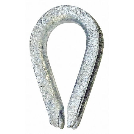 

Crosby Ligth Wire Rope Thimble 3/8 in. Steel 1037336