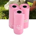 thumbnail image 3 of 20 Rolls Garbage Clean Up Heart Bag Pet Dog Cat Waste Poop Pick Up Bag Pink, 3 of 4