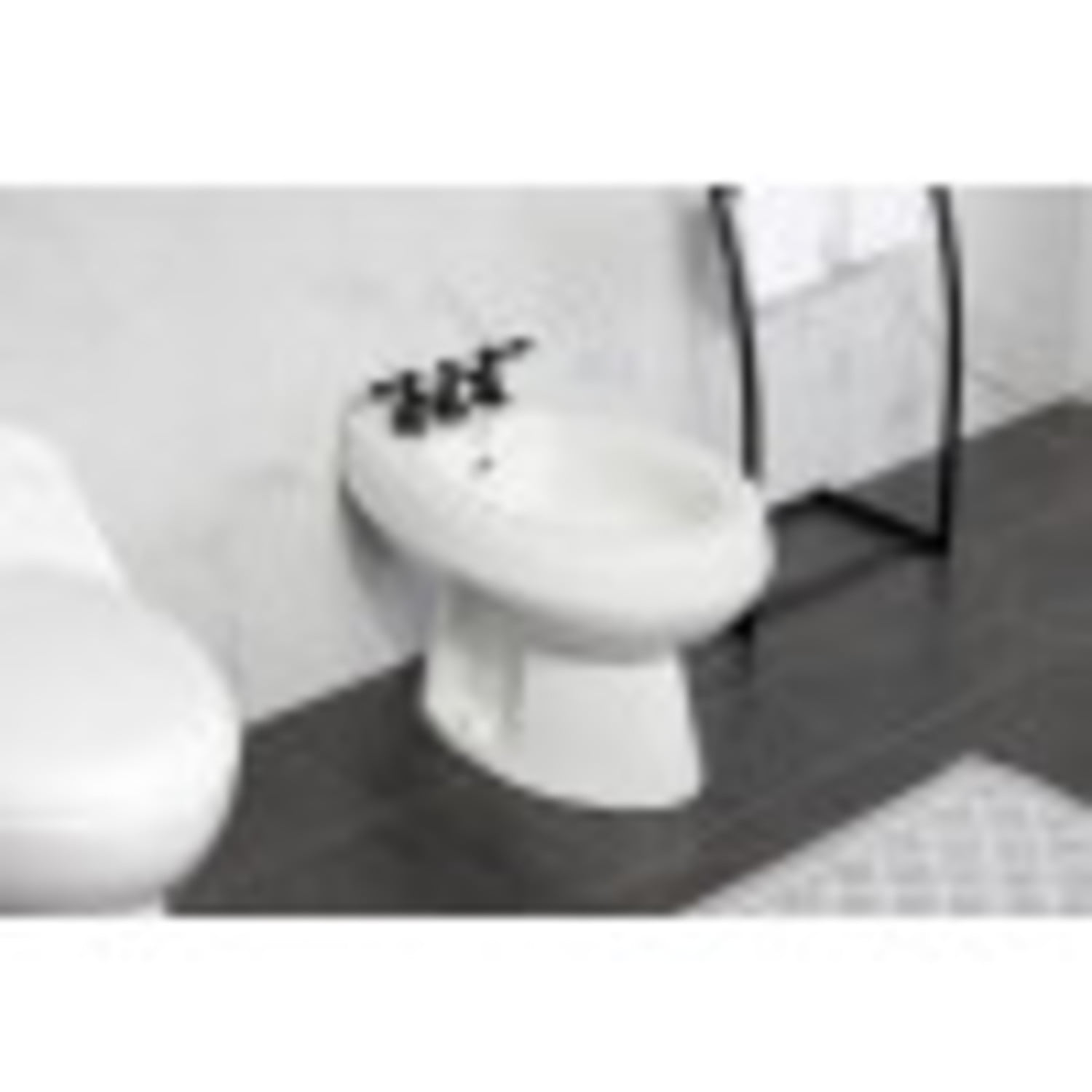 Kingston Brass KB320AL Victorian Three-Handle Bidet Faucet, Matte Black