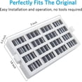 thumbnail image 4 of W10311524 4-PACK Air Filter Replacement for Whirlpool Refrigerator, Also Fits 2319308, W10335147, W10335147A, W10335147, W10315189, 1876318, AIR1, FreshFlow Air Filter, AP4538127, AH2580853, EA2580853, 4 of 6
