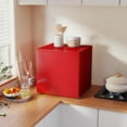 thumbnail image 5 of Resenkos 1.1 Cu.Ft Countertop Mini Freezer, Compact Upright Freezer with Removable Shelves, Red, 5 of 11