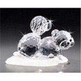 thumbnail image 1 of 667-17 1.92 L x 1.22 H in. Crystal 2 Dogs Animals Figurines, 1 of 1