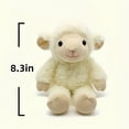 thumbnail image 2 of Soft White Sheep Plush Doll Baby - 9.1in Cute Animal Doll Home Toys Sleeping Mate Stuffed Plush Toys, 2 of 4