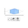 thumbnail image 3 of Simplicity Solid Print Face Mask, Breathable Flexible Soft, 3 Count, 3 of 4