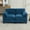 Navy, variant on JUSTLET Lounge Chair with Ottoman, Corduroy Accent Armchair Single Sofa for Living Room Bedroom Reading Room, Dark Gray