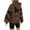 Brown, variant on jtjvou Women's Hoodies Pullover Paris Sweatshirts Long Sleeve Loose Letter Print Hooded Pullover Tops Fall Clothes Women,White,S