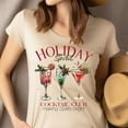thumbnail image 4 of Holiday Spirit Cocktail Club T-Shirt | Fun Party Drink Graphic Tee for Adults, Ash, Size S, 4 of 6