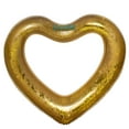 thumbnail image 4 of CocoNut Float: Gold Glitter Heart Pool Float - 48"x40", Inflatable 48" Jumbo Ring, Anti-Leak, Durable, Water Accessory, 4 of 10