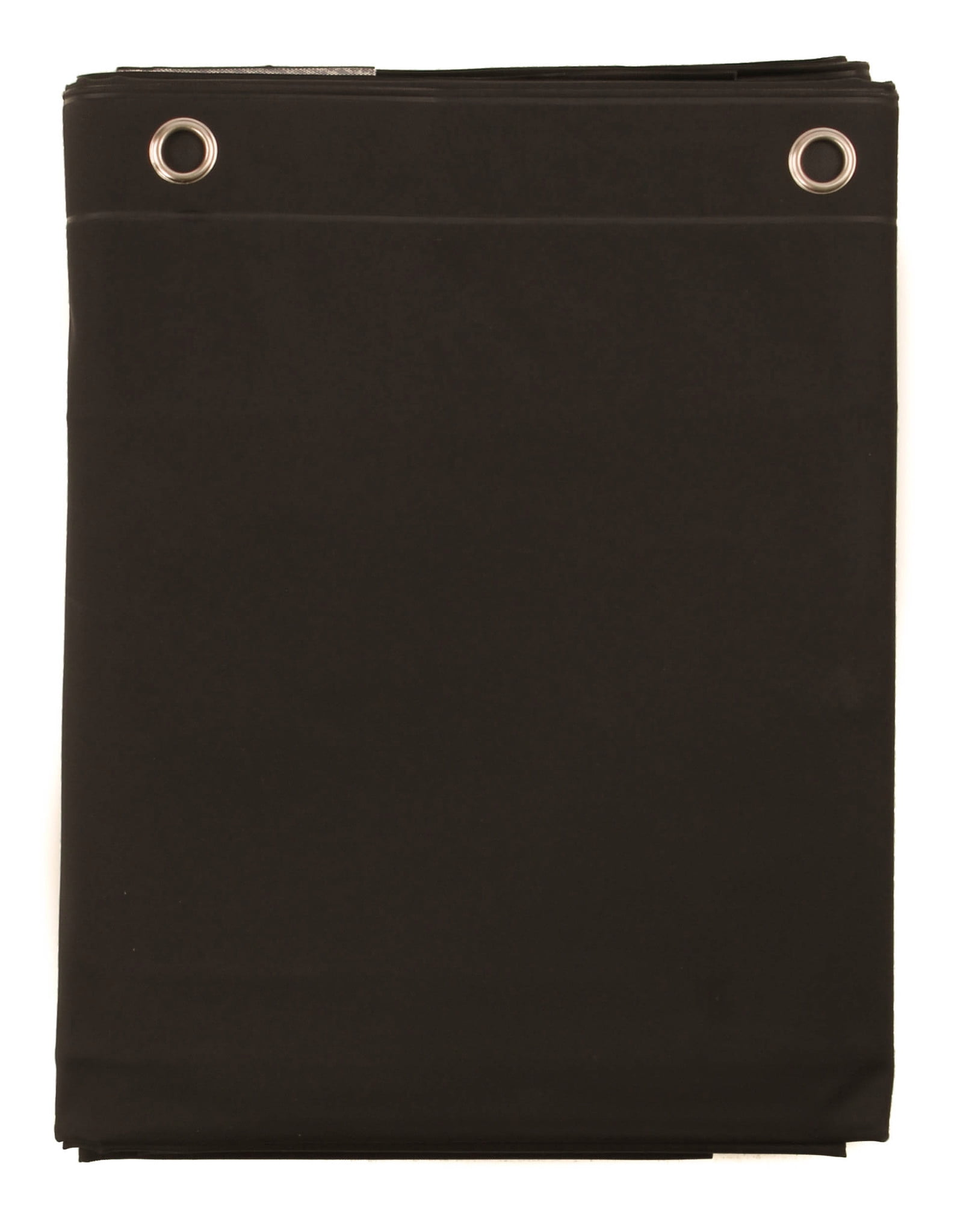 Venice Elegant Home Heavy Duty Vinyl Shower Curtain Liner With 12 Metal Grommets 2-Pack Black
