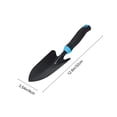 thumbnail image 3 of Steel Rake Hardened Steel Gardening Tools Set Horticultural Hand Rake and Planting Shovels for Potted Plants Vegetable and Flower Cultivation(Black,1Pcs) Rkxzt, 3 of 7
