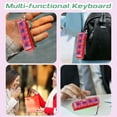 thumbnail image 2 of Keycap Clicky Keyboard For Toy Fun And Functional For Toys Keyboard For Keyring LED Light Keychain For Keyboard Brighten Up Day For Toys Keyboard Keyboard For ABS 4-Button Sensory Keychain For Toys C, 2 of 8