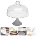 thumbnail image 6 of RENACLIPY  Simple Style Round Cake Cover Dish with Lid for Home Users Party Pastry Plate, 6 of 6