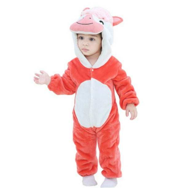 Mamelucos de Cosplay de animales para bebés, mono de dibujos animados, trajes para niños pequeños, disfraz de tigre para niñas, mono, ropa de invierno infantil 0-24M3M Gao Jinjia LED