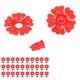 thumbnail image 1 of Reemplazo Del Puerto De Alimentación, Flores De Plástico Para Comedero De Colibrí, Atractivas, Fáciles De Instalar Para Exteriores ANGGREK Rojo, 1 of 8